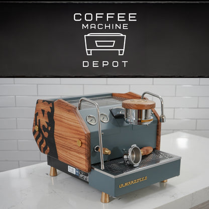 La Marzocco GS3 AV 1 Group Home Espresso Machine - Custom Gray and Oak - 2012