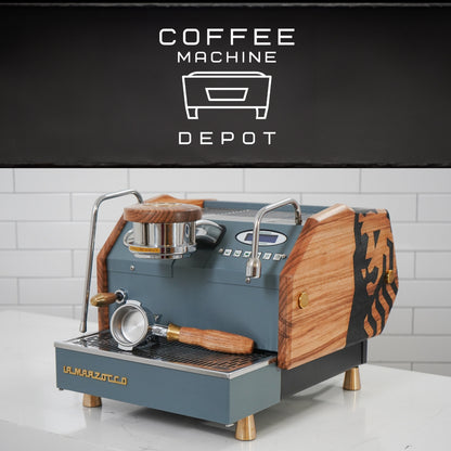 La Marzocco GS3 AV 1 Group Home Espresso Machine - Custom Gray and Oak - 2012