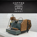 La Marzocco GS3 1 Group MP Espresso Machine- Custom Charcoal with Oak
