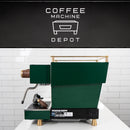 La Marzocco - Linea Mini R- Custom Vintage Green with Dark Wood & Brass Home Espresso Machine