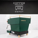 La Marzocco - Linea Mini R- Custom Vintage Green with Dark Wood & Brass Home Espresso Machine