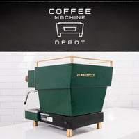 La Marzocco - Linea Mini R- Custom Vintage Green with Dark Wood & Brass Home Espresso Machine
