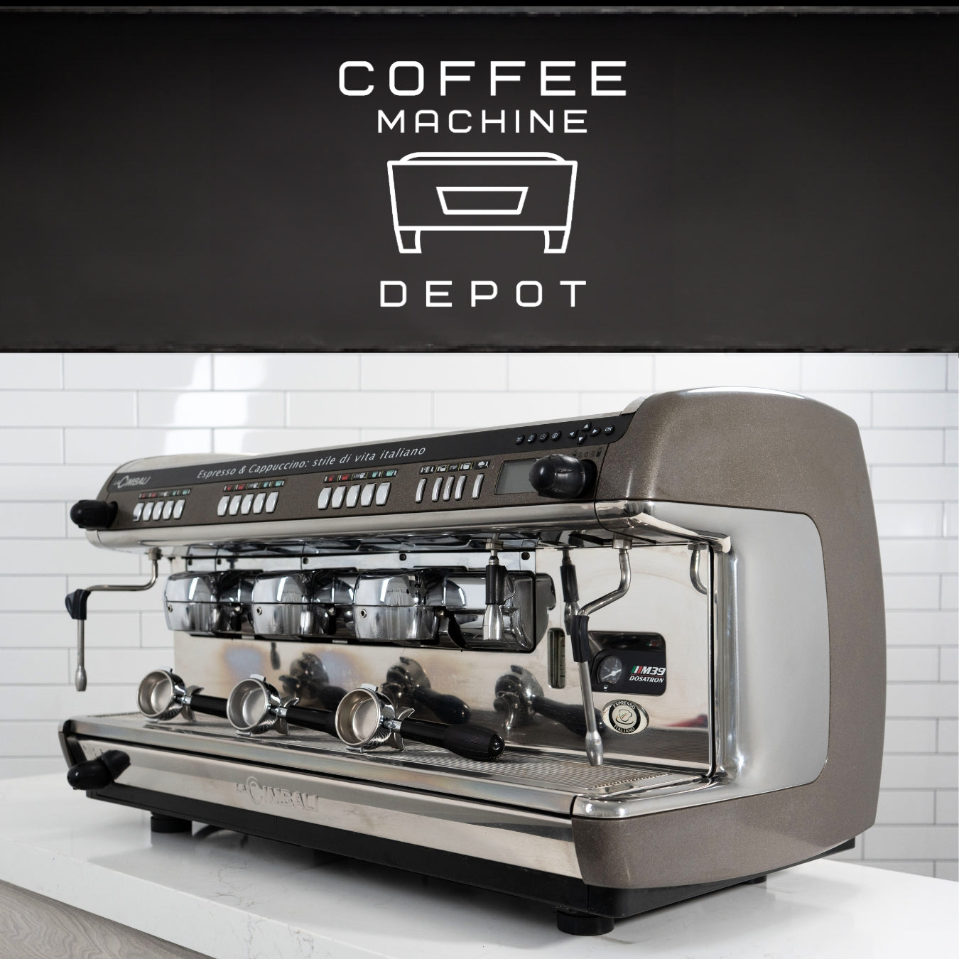 La Cimbali - M39 Dosatron DT/3 3 Group Low Cup - Commercial Espresso Machine