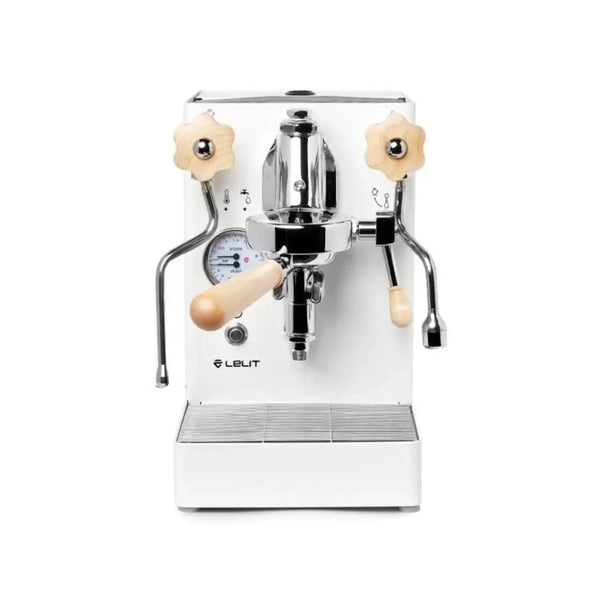 Lelit MaraX 1 Group Home Espresso Machine (White/Wood) – Coffee