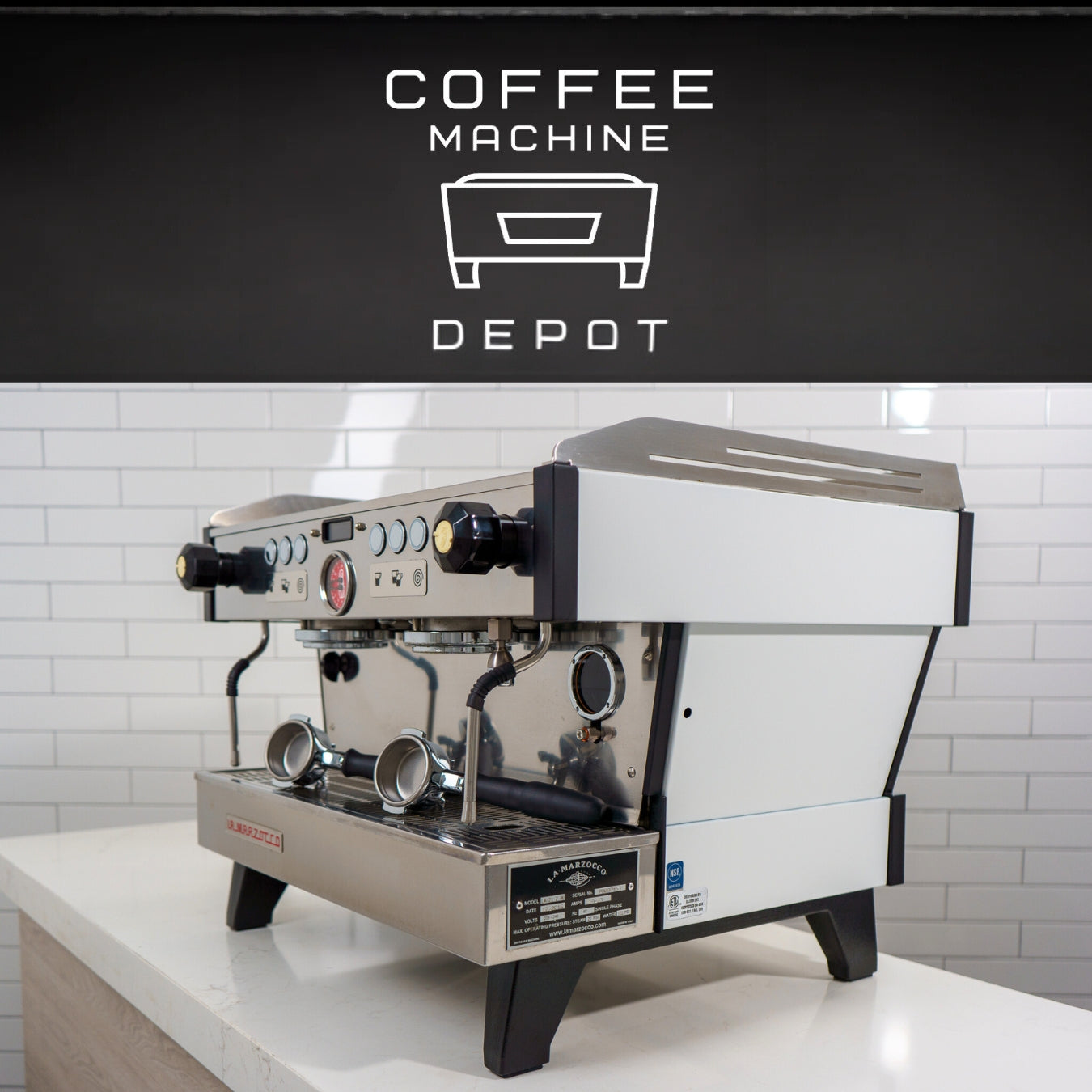La Marzocco Linea PB 2gr Commercial Espresso Machine - Custom White *SOLD*