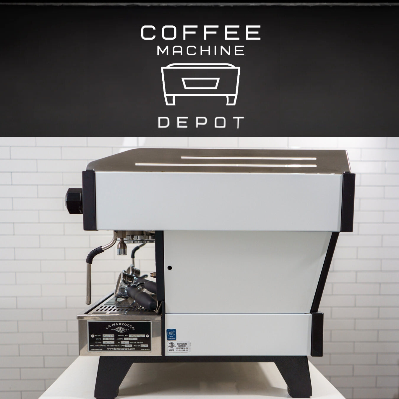 La Marzocco Linea PB 2gr Commercial Espresso Machine - Custom White *SOLD*