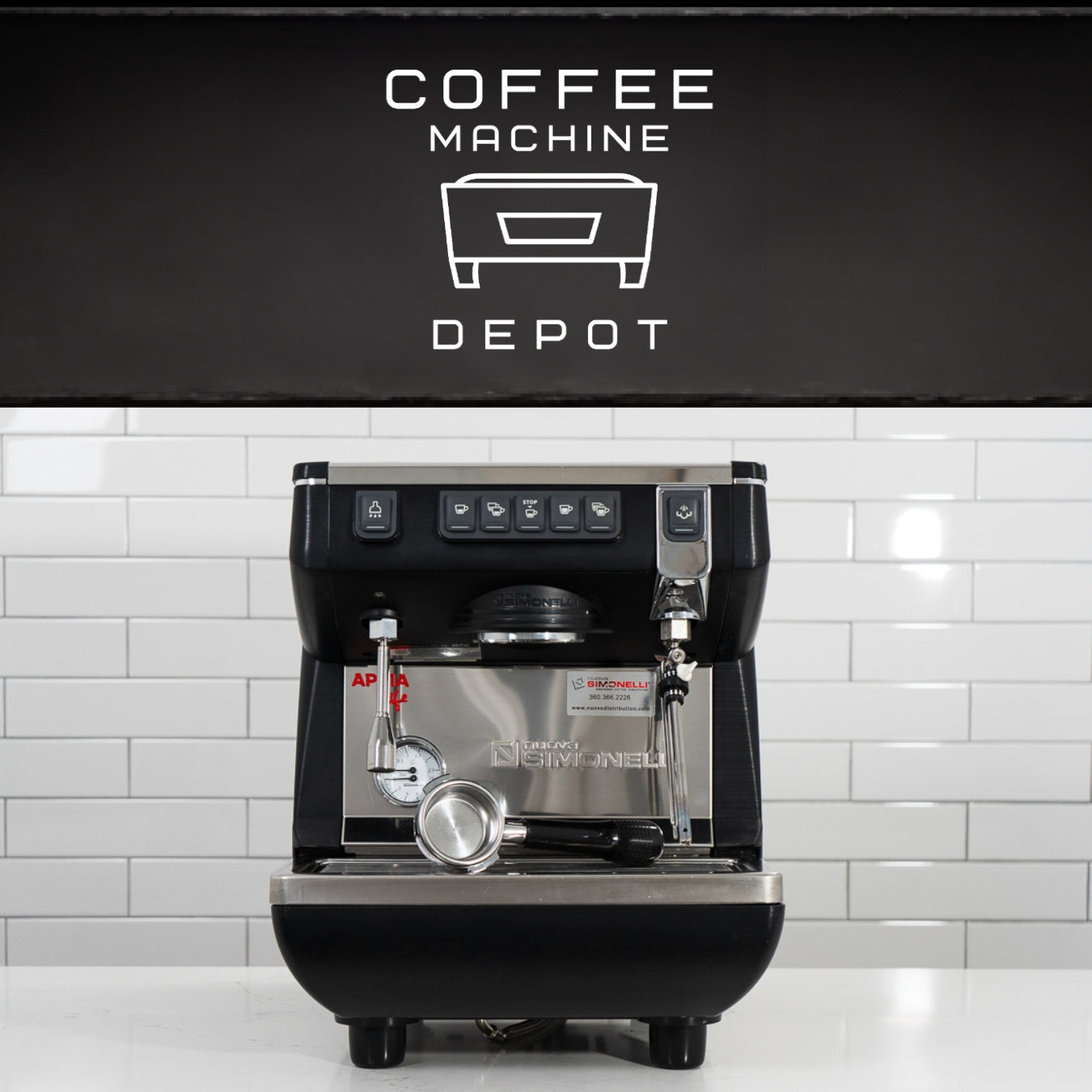 Nuova Simonelli - Appia Life 1 Group Espresso Machine: Volumetric & Autosteam Wand