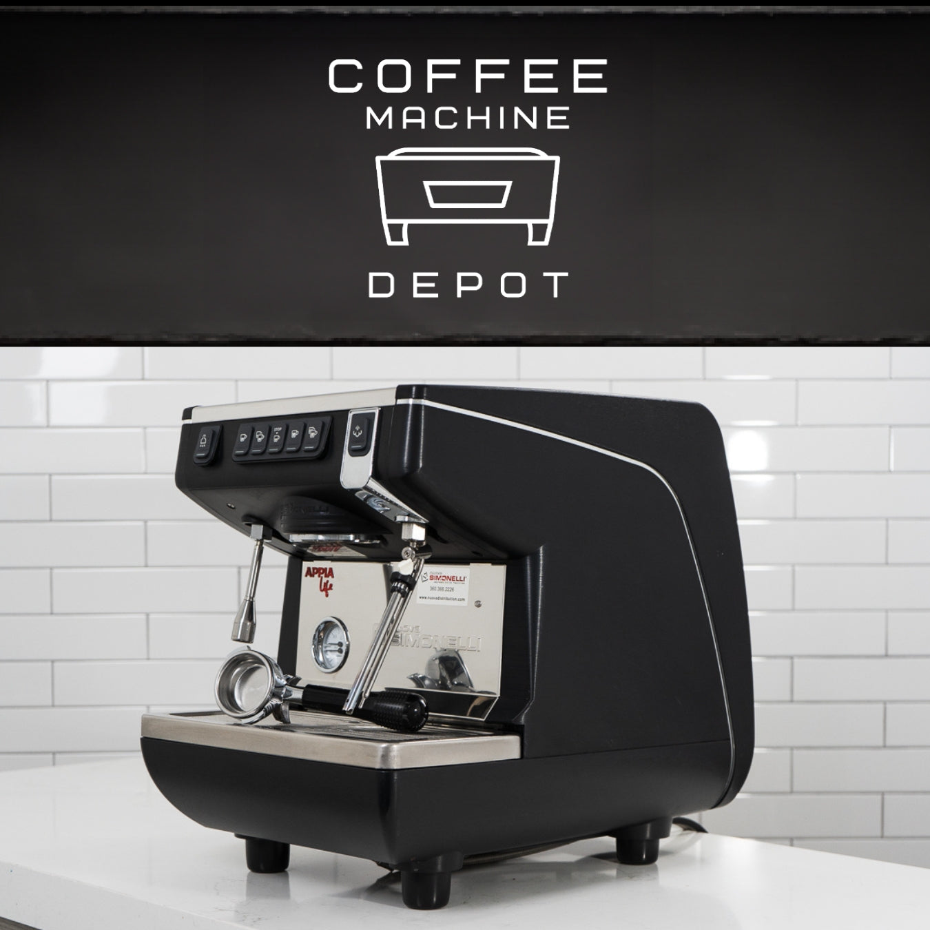 Nuova Simonelli - Appia Life 1 Group Espresso Machine: Volumetric & Autosteam Wand