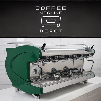 Nuova Simonelli - Aurelia Wave Digit 3 Group Commercial Espresso Machine - Custom Hunter Green