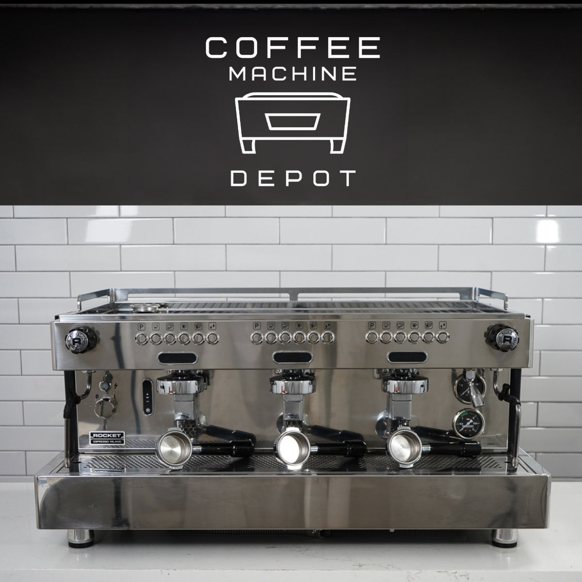 Rocket Boxer Evo AV - 3 group with Shot Timer Commercial Espresso Machine