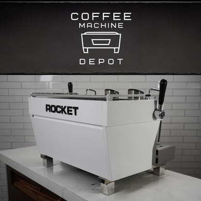 Rocket RE Doppia 2 Group Commercial Espresso Machine - White