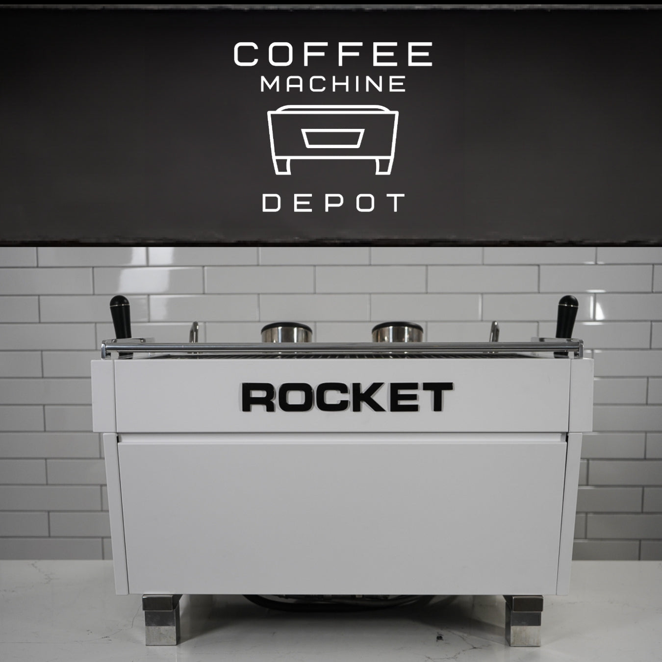 Rocket RE Doppia 2 Group Commercial Espresso Machine - White