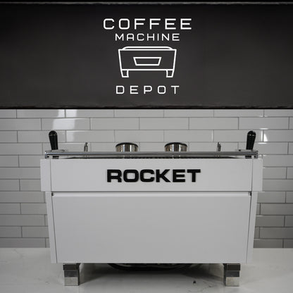 Rocket RE Doppia 2 Group Commercial Espresso Machine - White