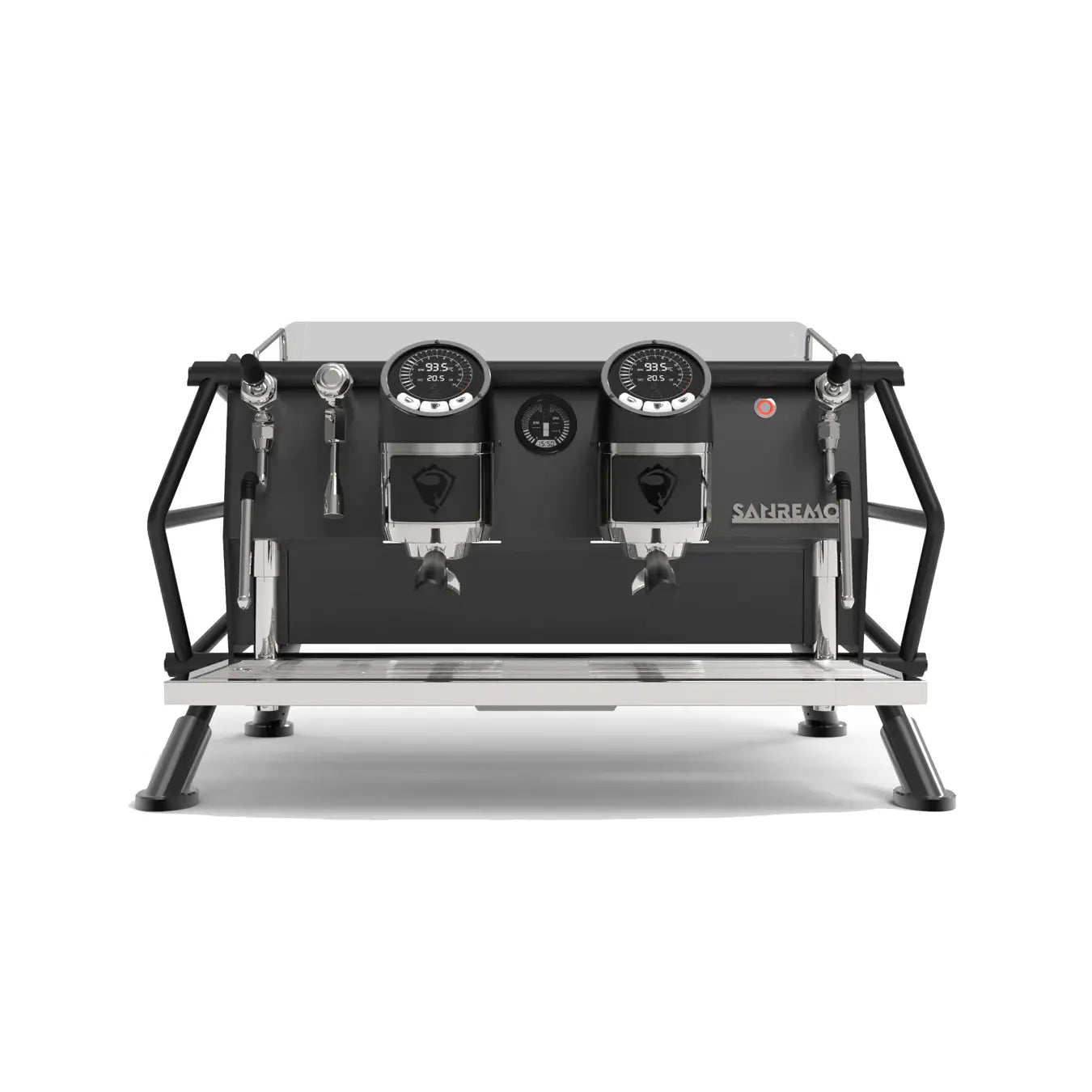 Sanremo Cafe Racer Naked  (Black/Black) 2 Group Commercial Espresso Machine