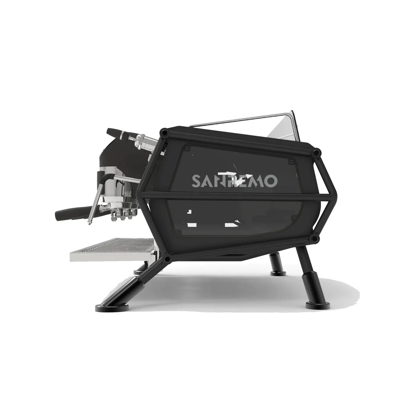 Sanremo Cafe Racer Naked  (Black/Black) 2 Group Commercial Espresso Machine