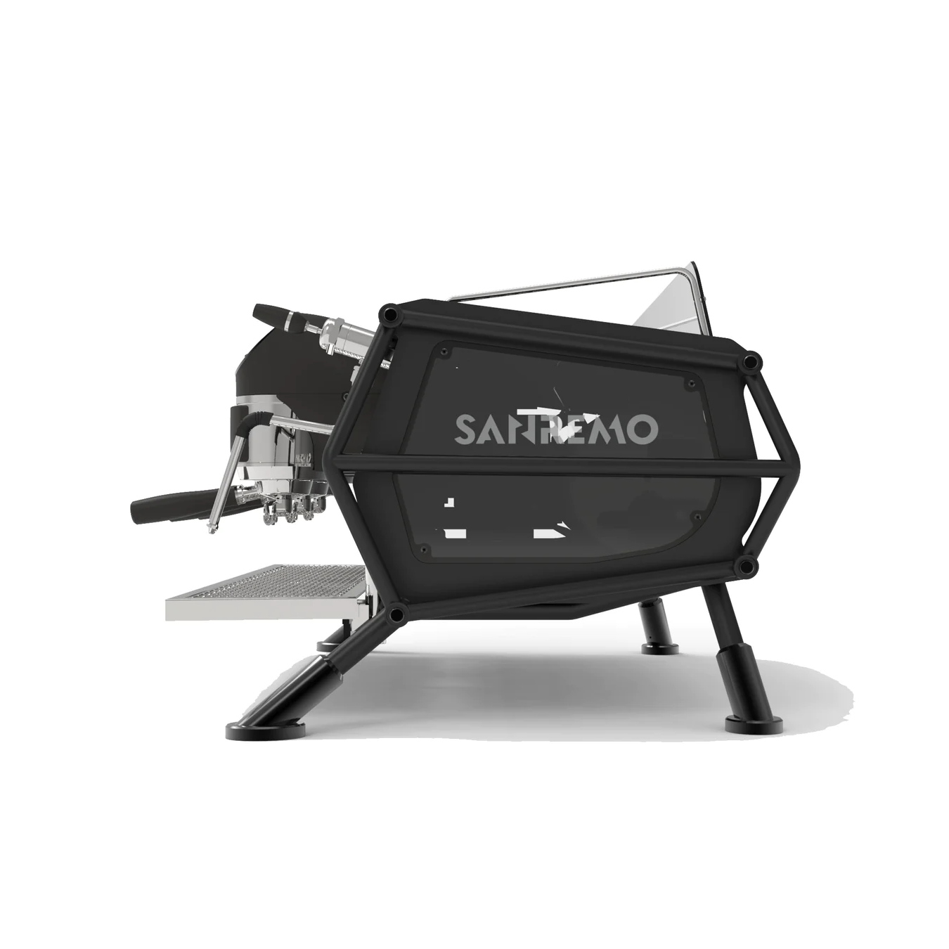 Sanremo Cafe Racer Naked  (Black/Black) 2 Group Espresso Machine