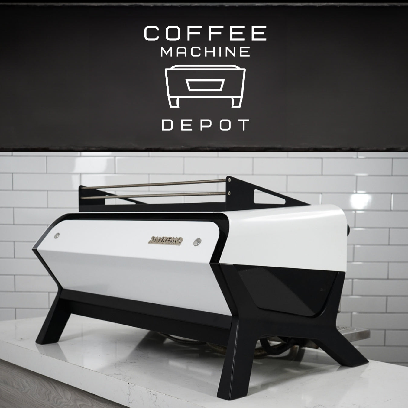 SanRemo - F18 AV 2 Group Commercial Espresso Machine -White