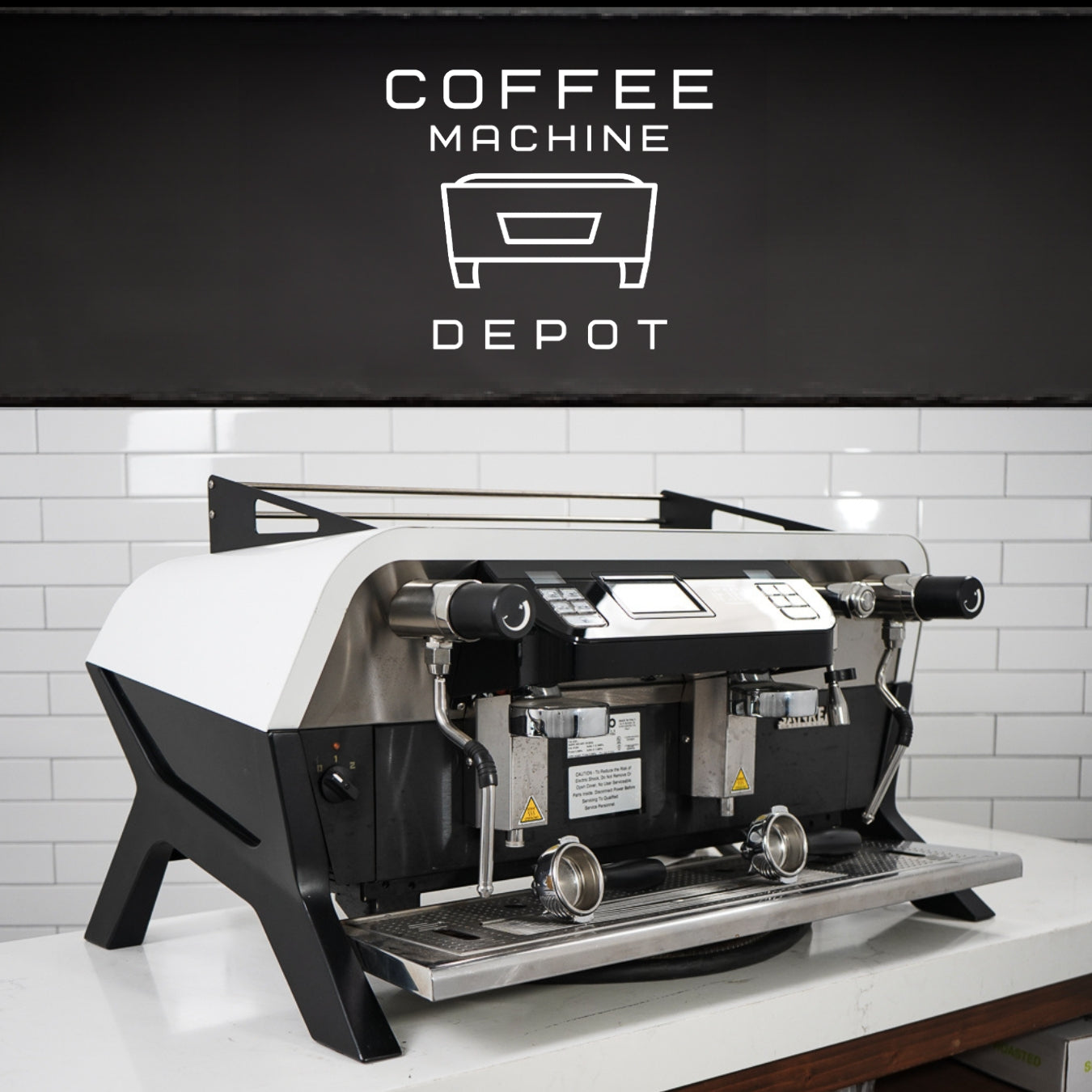 SanRemo - F18 AV 2 Group Commercial Espresso Machine -White