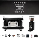 Sanremo Zoe 2 group Competition Commercial Espresso Machine & Anfim Luna Commercial Espresso Grinder Bundle