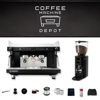 Sanremo Zoe 2 group Competition Commercial Espresso Machine & Anfim Luna Commercial Espresso Grinder Bundle
