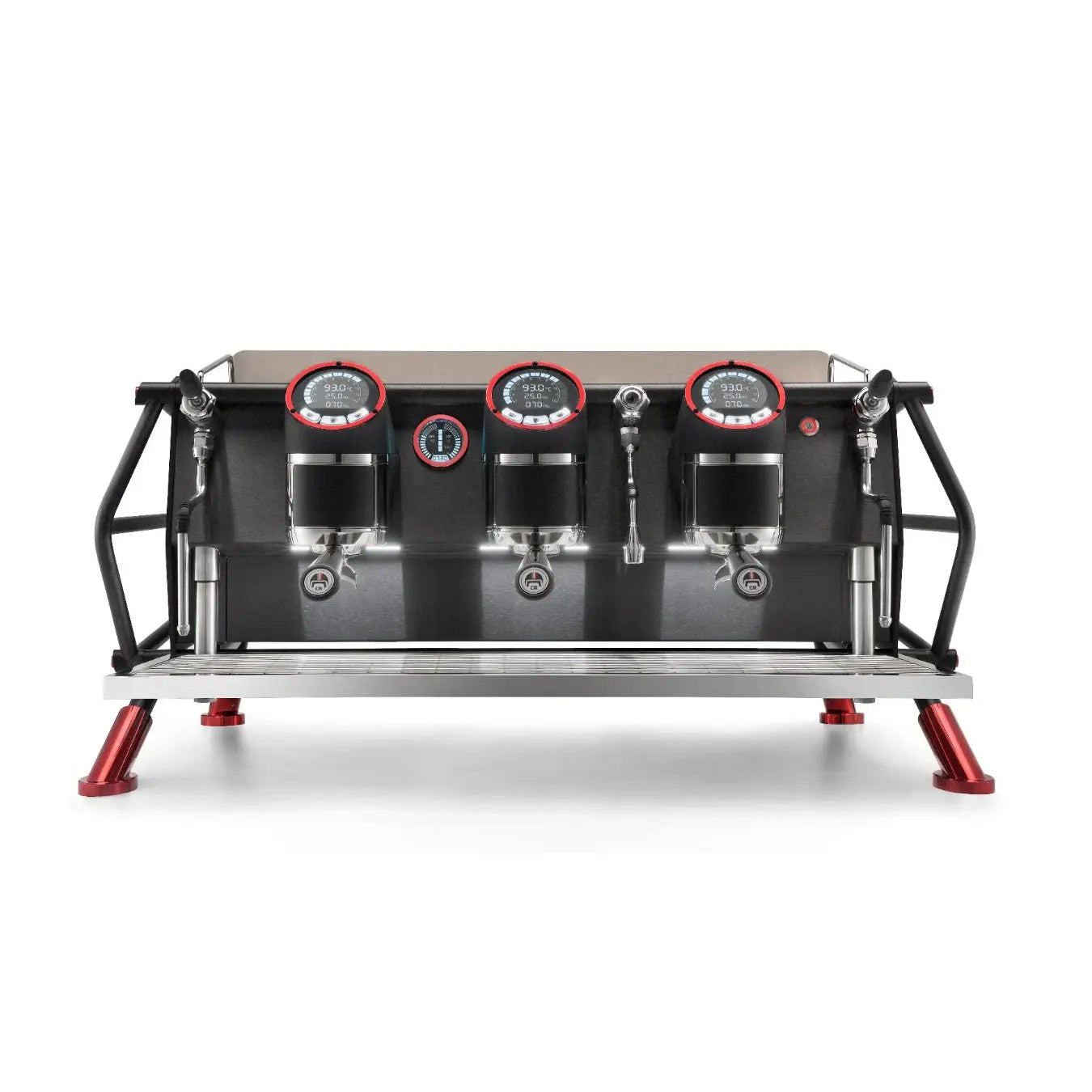 Sanremo Cafe Racer Naked (Red/Black) 3 Group Commercial Espresso Machine