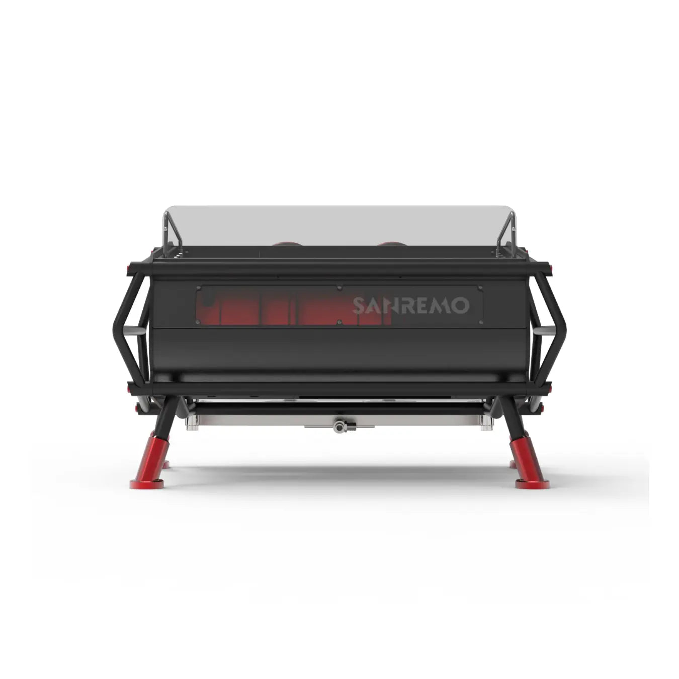 Sanremo Cafe Racer Naked (Red/Black) 3 Group Espresso Machine Sanremo