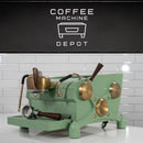 Slayer - Espresso 1 Group Fully Custom Machine- Green and Brass Finish