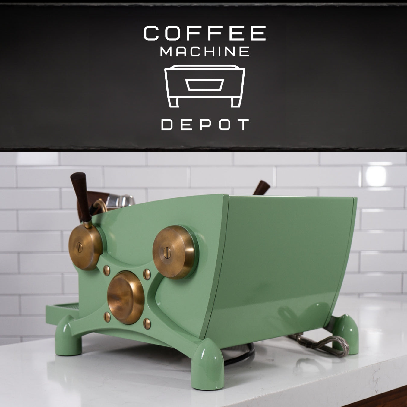 Slayer - Espresso 1 Group Fully Custom Machine- Green and Brass Finish