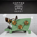 Slayer - Espresso 1 Group Fully Custom Machine- Green and Brass Finish