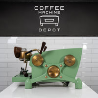 Slayer - Espresso 1 Group Fully Custom Machine- Green and Brass Finish