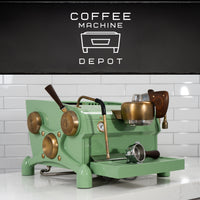 Slayer - Espresso 1 Group Fully Custom Machine- Green and Brass Finish