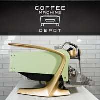 Slayer Steam EP 3 Group Commercial Espresso Machine- Custom Mint & Gold