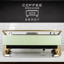 Slayer Steam EP 3 Group Commercial Espresso Machine- Custom Mint & Gold