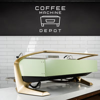 Slayer Steam EP 3 Group Commercial Espresso Machine- Custom Mint & Gold