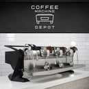 Slayer - Steam LP 3 Group Espresso Machine - Custom Black with Wood