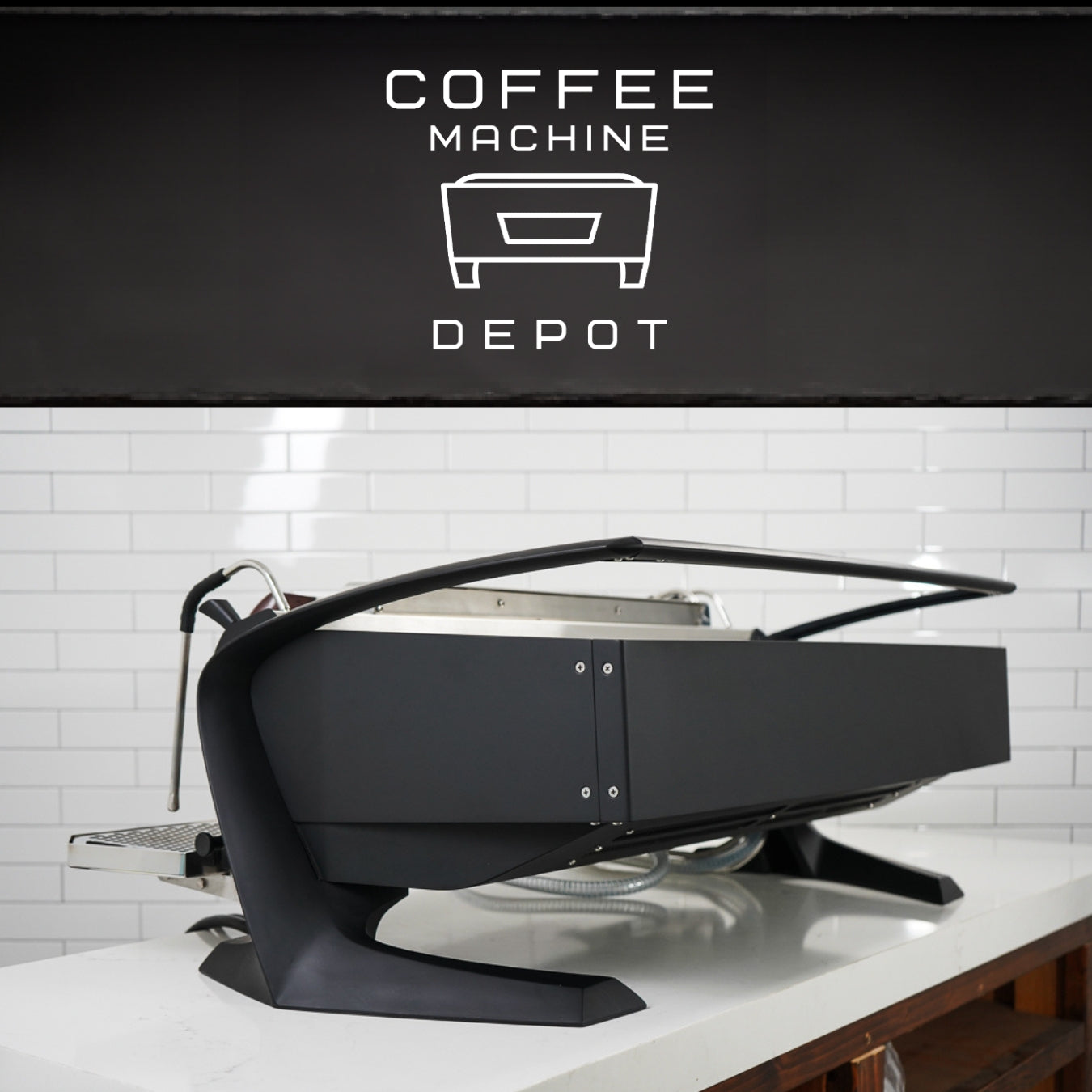 Slayer - Steam LP 3 Group Espresso Machine - Custom Black with Wood