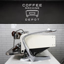 Slayer - Steam LP 3 Group Espresso Machine - Custom White with Wood