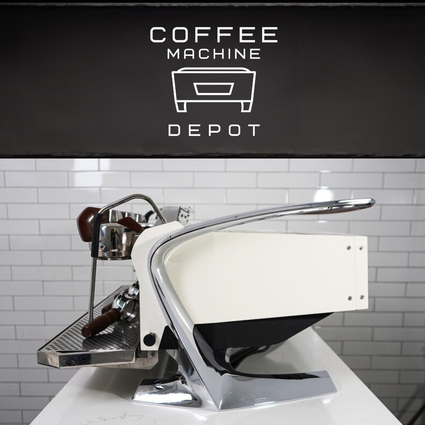 Slayer - Steam LP 3 Group Espresso Machine - Custom White with Wood