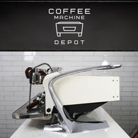 Slayer - Steam LP 3 Group Espresso Machine - Custom White with Wood