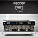 Wega Polaris - XTRA EVD 3 Group Commercial Espresso Machine (High Cup)- Custom White