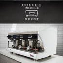 Wega Polaris - XTRA EVD 3 Group Commercial Espresso Machine (High Cup)- Custom White