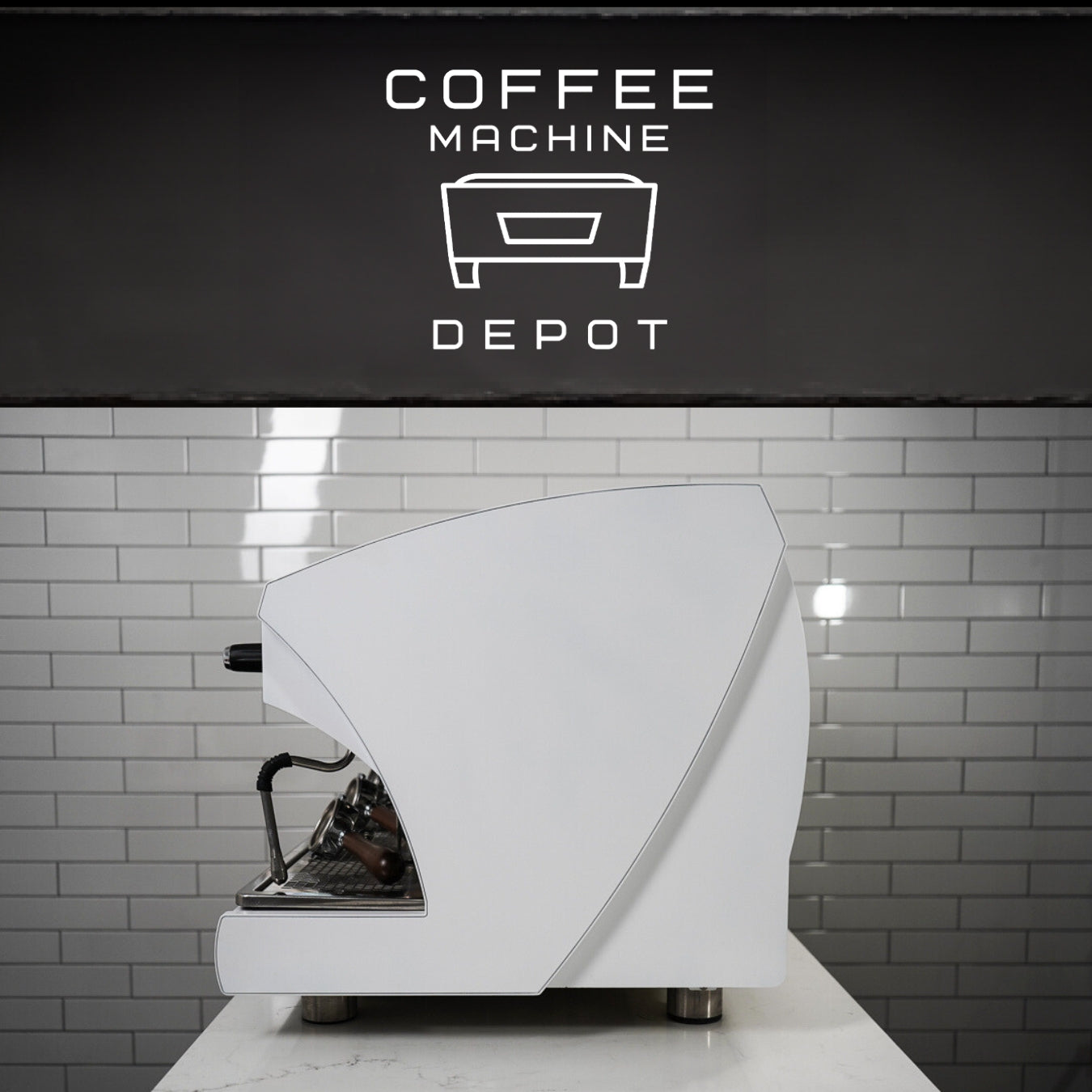 Wega Polaris - XTRA EVD 3 Group Commercial Espresso Machine (High Cup)- Custom White