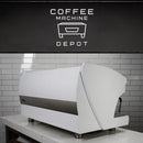 Wega Polaris - XTRA EVD 3 Group Commercial Espresso Machine (High Cup)- Custom White