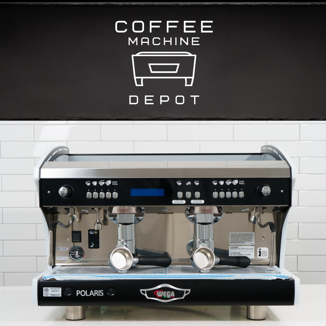 Wega Polaris Xtra EVD 2 Group Commercial Espresso Machine (Brand