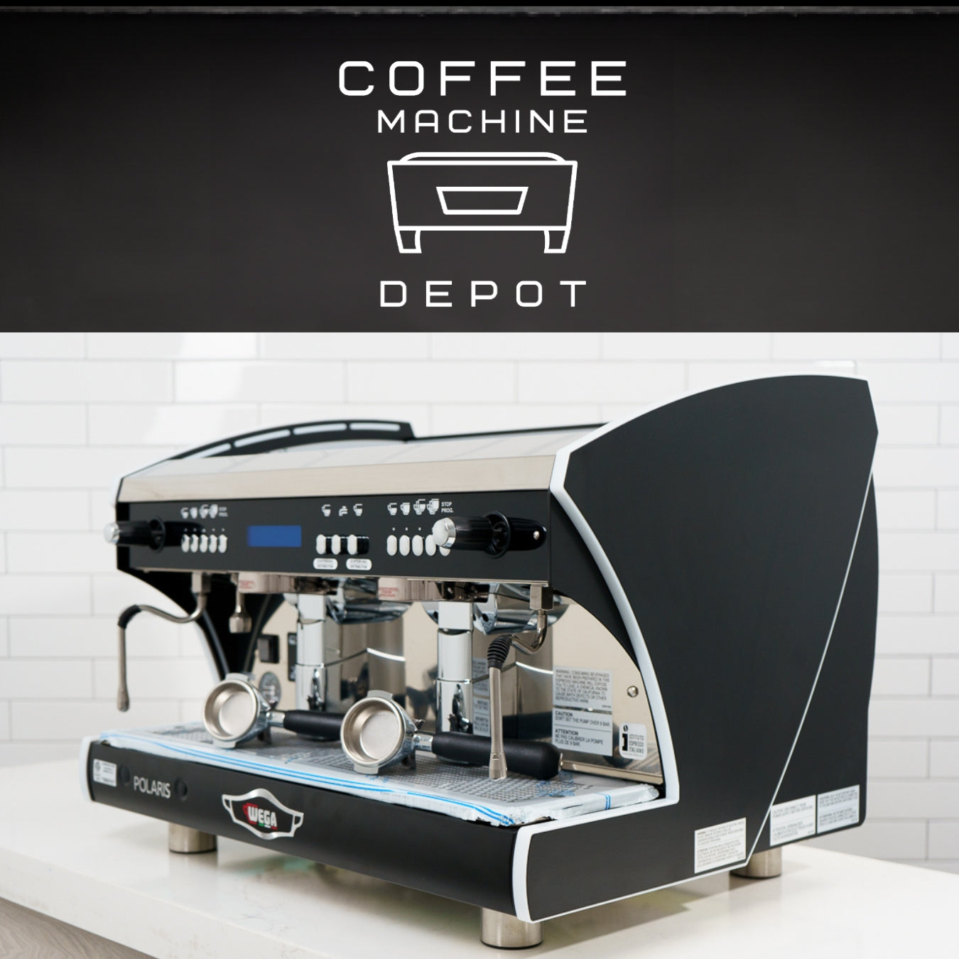 イタロ〜2 Wega Polaris Xtra EVD 2 Group Commercial Espresso Machine (Brand