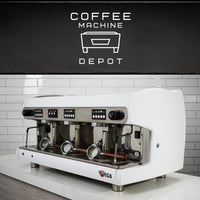 Wega - Polaris 3 Group - Custom Black with Wood Portafilters