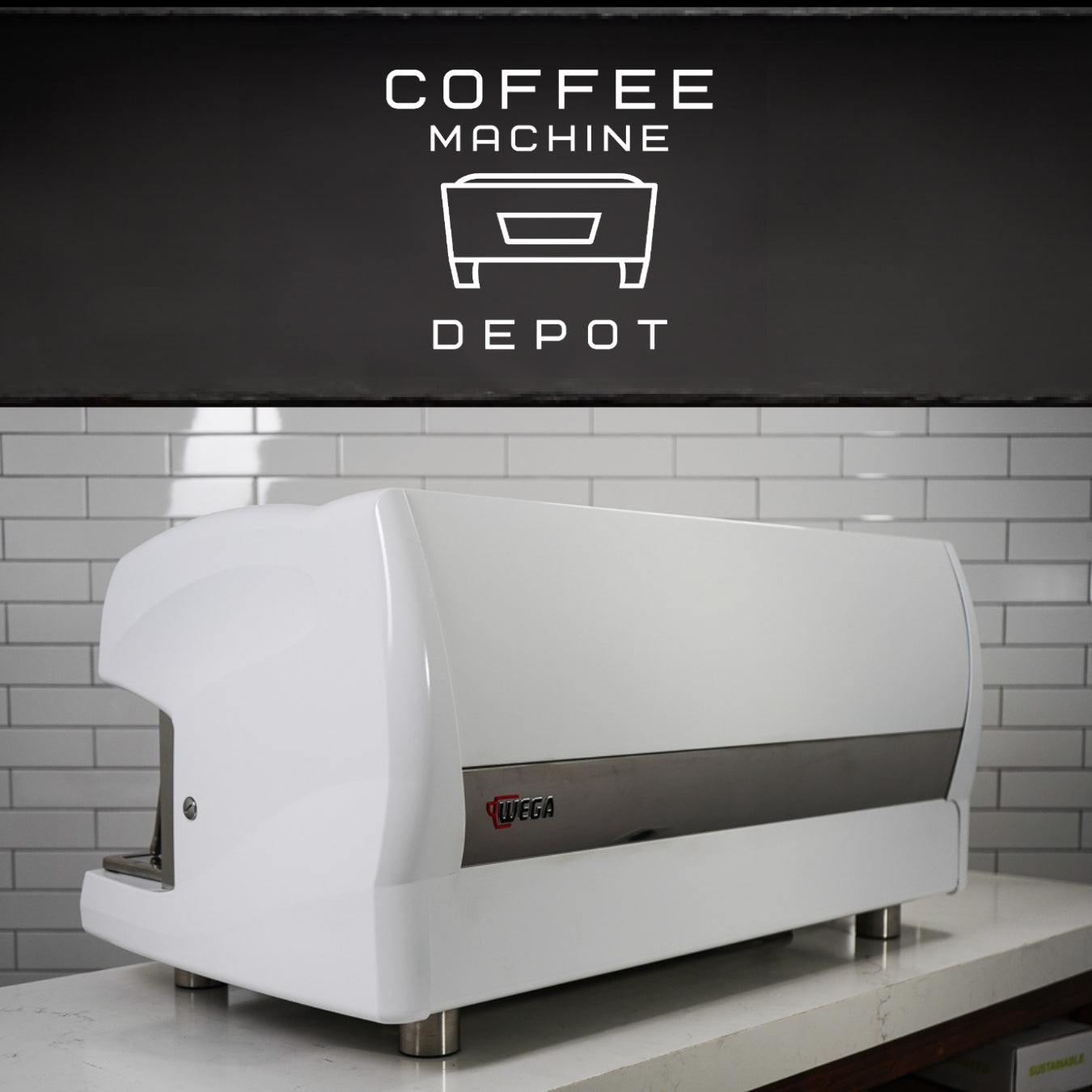 Wega - Polaris 3 Group - Custom Black with Wood Portafilters