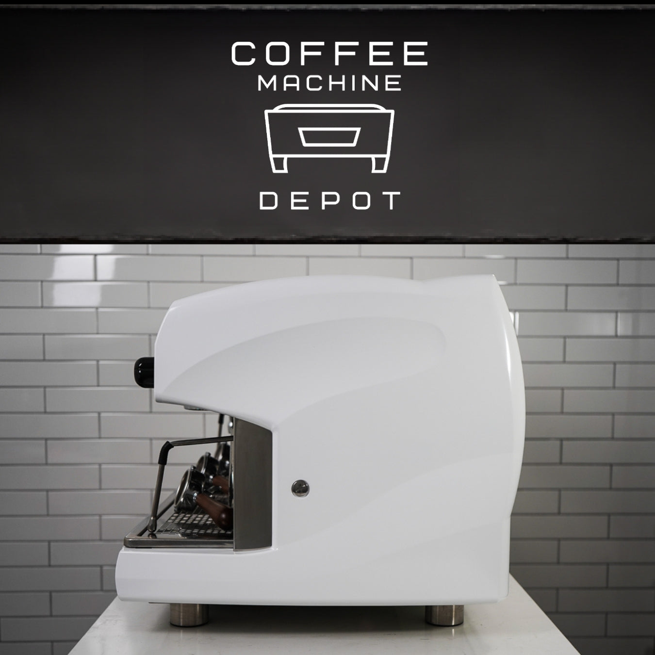 Wega - Polaris 3 Group - Custom Black with Wood Portafilters