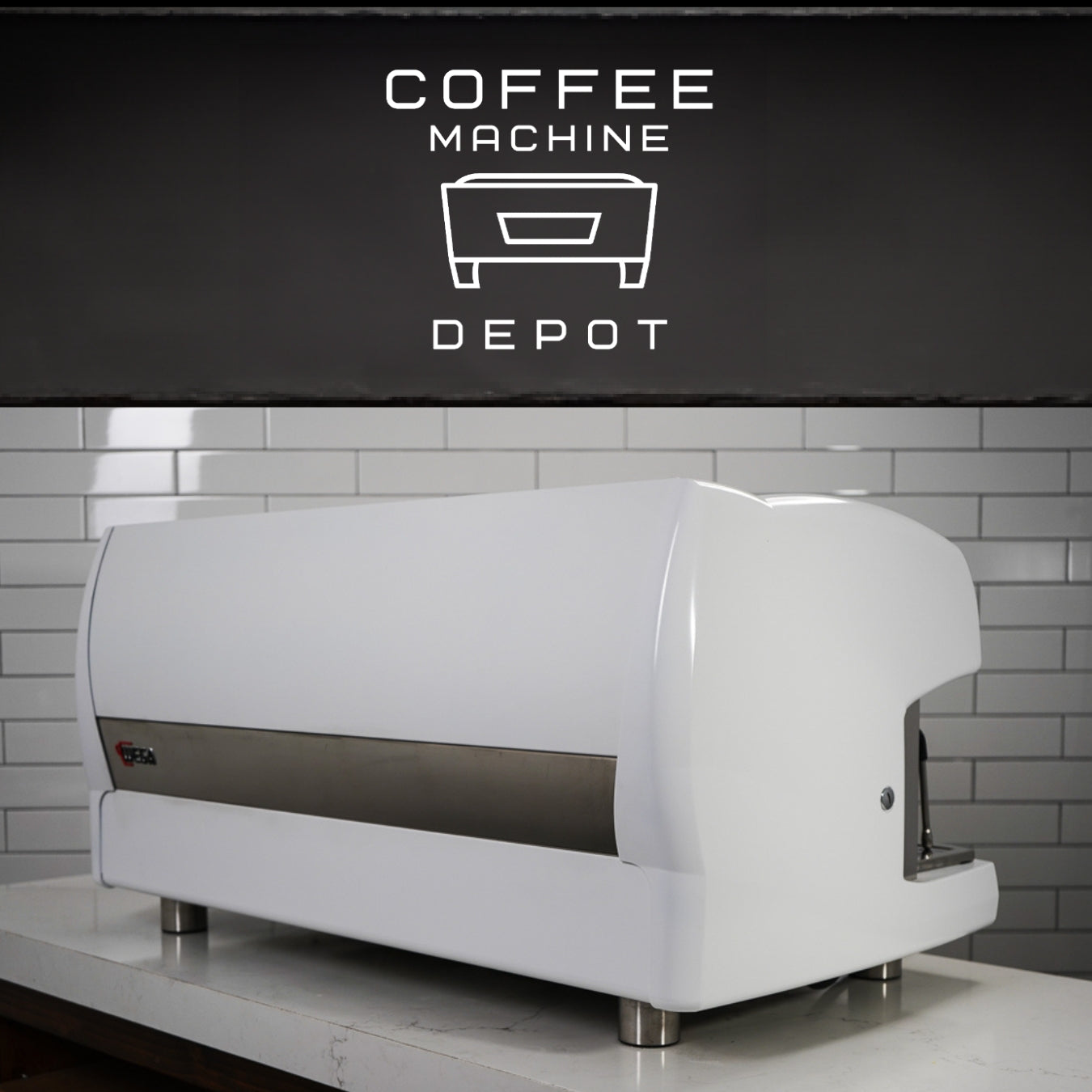 Wega - Polaris 3 Group - Custom Black with Wood Portafilters