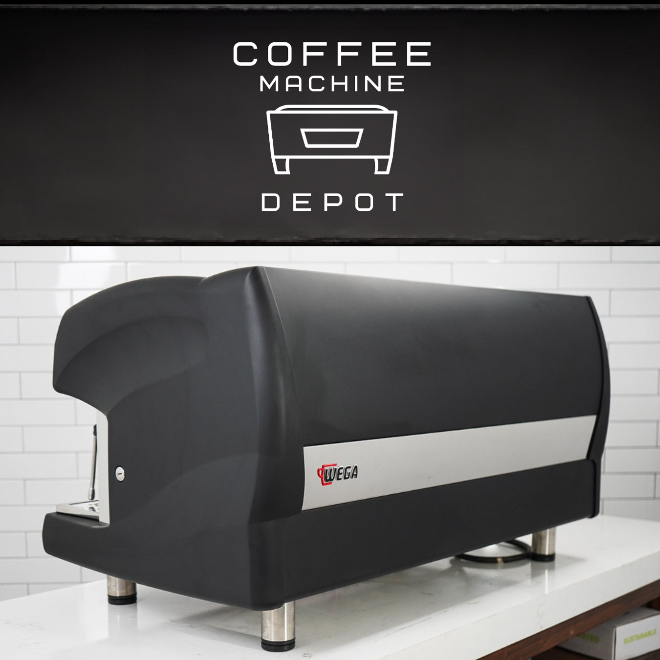 Wega - Polaris 3 Group AV Commercial Espresso Machine - Black (High Cup)